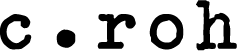 c • roh logo